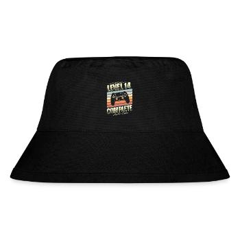 14. Geburtstag Level 14 Complete Limited Edition - Stanley/Stella recycelter Bucket Hat - Schwarz - Vorne