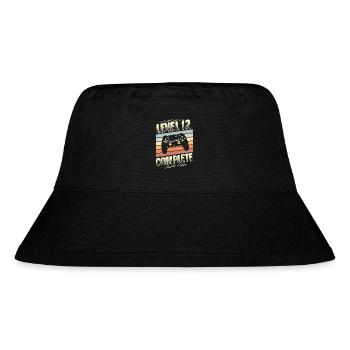 12th Birthday Level 12 Complete Limited Edition - Stanley/Stella Recycled Bucket Hat - black - Front