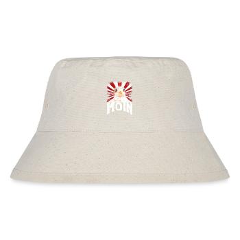 Angry Seagull Harbor Eagle 3 - Stanley/Stella Recycled Bucket Hat - natural - Front