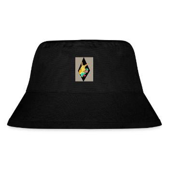 Süßes Biest mit ein paar Blumen - Stanley/Stella recycelter Bucket Hat - Schwarz - Vorne
