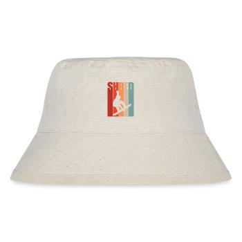 Snowboarder Wintersport Schnee - Stanley/Stella recycelter Bucket Hat - Naturweiß - Vorne