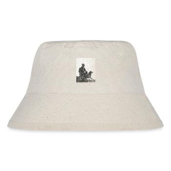 Best Friends Man with Dog - Stanley/Stella Recycled Bucket Hat - natural - Front