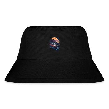 Klassischer Sportwagen - Stanley/Stella recycelter Bucket Hat - Schwarz - Vorne