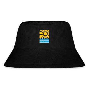 Sommer - Stanley/Stella recycelter Bucket Hat - Schwarz - Vorne