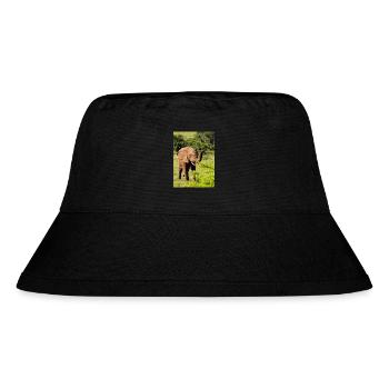 Elephant - Stanley/Stella recycelter Bucket Hat - Schwarz - Vorne