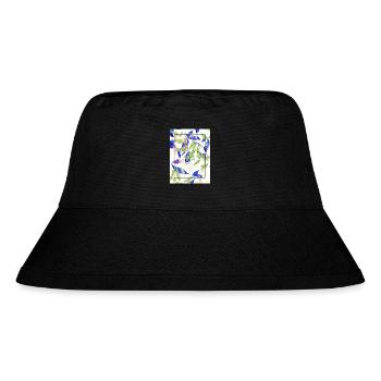 Summer Vibes Sommer Jahreszeit Hitze Sonne Vibes - Stanley/Stella recycelter Bucket Hat - Schwarz - Vorne