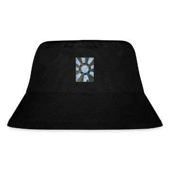 Säulenturm der Pfalz Blick in den Himmel - Stanley/Stella recycelter Bucket Hat - Schwarz - Vorne