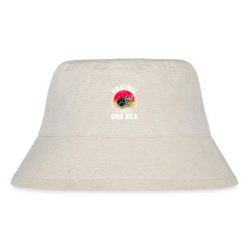 Volleyball - Stanley/Stella Recycled Bucket Hat - natural - Front