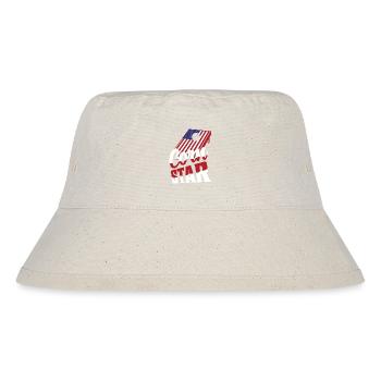 Corn Star Bean Bag Toss Cornhole - Stanley/Stella recycelter Bucket Hat - Naturweiß - Vorne