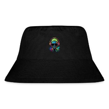 Alien Rave - Stanley/Stella recycelter Bucket Hat - Schwarz - Vorne
