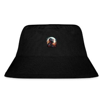 Cyborg resurrection in the jungle. - Stanley/Stella Recycled Bucket Hat - black - Front
