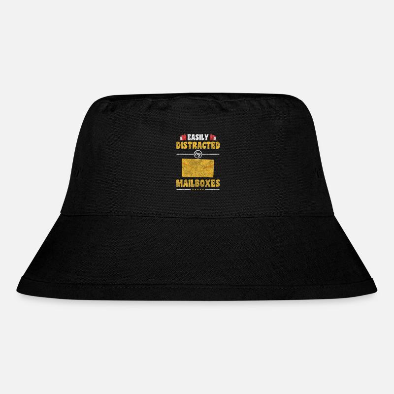 Briefträger Brief Arbeit - Stanley/Stella recycelter Bucket Hat - Schwarz