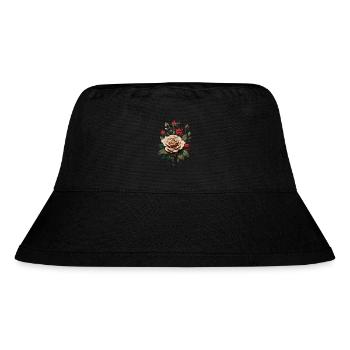 Rose in the garden - Stanley/Stella Recycled Bucket Hat - black - Front