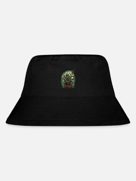 Cthulhu-Felsen - Stanley/Stella recycelter Bucket Hat - Schwarz
