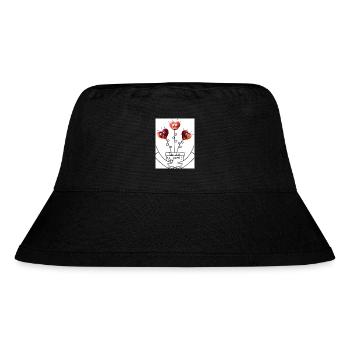 Nimm dir, was du willst. Nimm dir, was Du willst. - Stanley/Stella recycelter Bucket Hat - Schwarz - Vorne