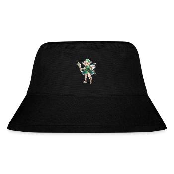 Elf Fantasy Illustration - Stanley/Stella Recycled Bucket Hat - black - Front