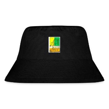 EC Flowers I Wife I Holiday I Gift I Mother's Day - Stanley/Stella Recycled Bucket Hat - black - Front