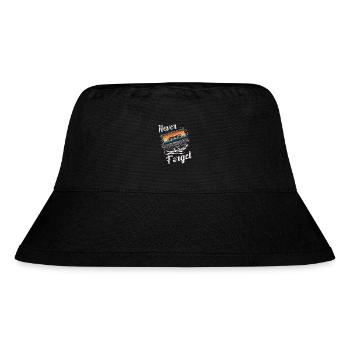 Never Forget -Retro Cassette Vibes - Stanley/Stella Recycled Bucket Hat - black - Front