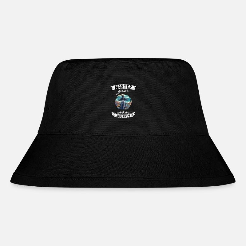 Motorcycle Freedom Motorcycle Bin Gift Gift - Stanley/Stella Recycled Bucket Hat - black