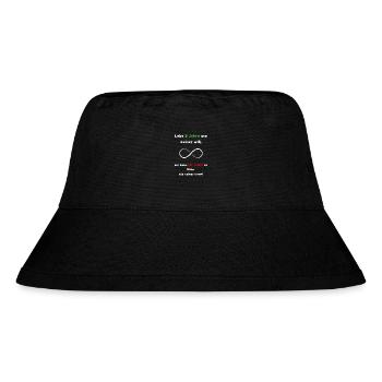 Geschenkidee Spruch Trader Broker Forex CFD Aktien - Stanley/Stella recycelter Bucket Hat - Schwarz - Vorne