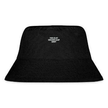 This Is My Summer Camp Shirt - Perfect for Camp - Stanley/Stella Recycled Bucket Hat - black - Front