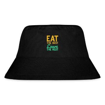Eat the Best - Stanley/Stella Recycled Bucket Hat - black - Front