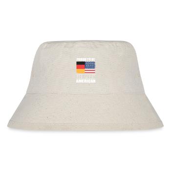Amerikanisch Deutsch - Stanley/Stella recycelter Bucket Hat - Naturweiß - Vorne