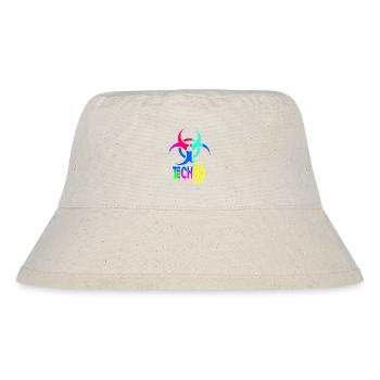 Techno music - Stanley/Stella Recycled Bucket Hat - natural - Front