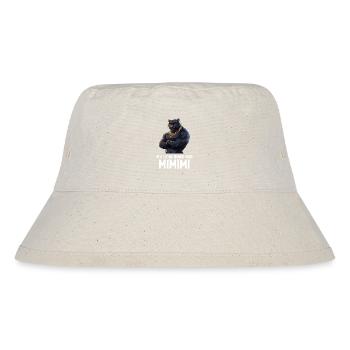 I always listen to Mimimi Jaguar - Stanley/Stella Recycled Bucket Hat - natural - Front