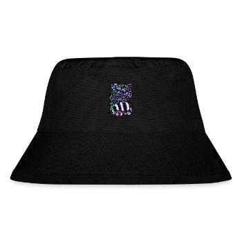 Raccoon - Stanley/Stella Recycled Bucket Hat - black - Front