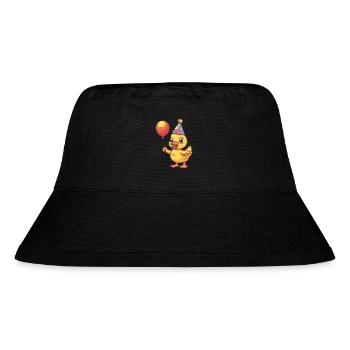 Ente Geburtstag Comic - Stanley/Stella recycelter Bucket Hat - Schwarz - Vorne