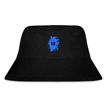 klecks 10 - Stanley/Stella recycelter Bucket Hat - Schwarz - Vorne
