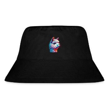Alpaka - Stanley/Stella recycelter Bucket Hat - Schwarz - Vorne