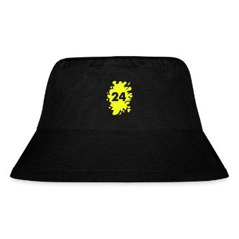 klecks 24 - Stanley/Stella recycelter Bucket Hat - Schwarz - Vorne