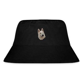 Tête de berger blanc - Bob recyclé Stanley/Stella - noir - Devant