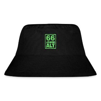 66 - Stanley/Stella recycelter Bucket Hat - Schwarz - Vorne