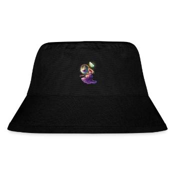 Prinzessin vor Spiegel - Stanley/Stella recycelter Bucket Hat - Schwarz - Vorne