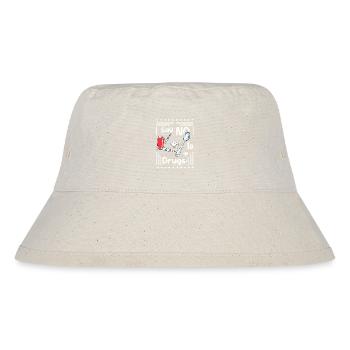 Sag NEIN zu Drogen - Stanley/Stella recycelter Bucket Hat - Naturweiß - Vorne