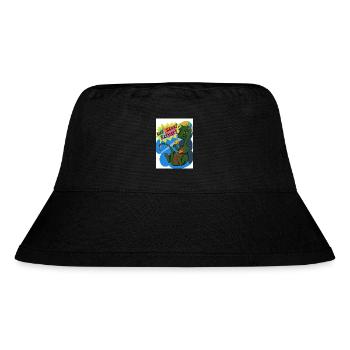 Eat sleep repeat - Stanley/Stella Recycled Bucket Hat - black - Front