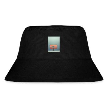 Woman Standing at Subway Wall - Stanley/Stella Recycled Bucket Hat - black - Front
