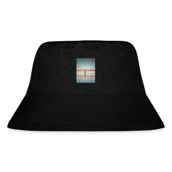 Elegant Woman Passing Subway - Stanley/Stella Recycled Bucket Hat - black - Front