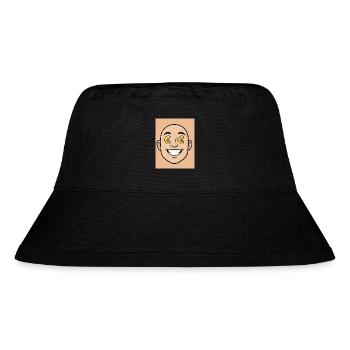 Euro Augen Geld Lächeln - Stanley/Stella recycelter Bucket Hat - Schwarz - Vorne