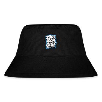 Zueri isch ois Graffiti - Stanley/Stella recycelter Bucket Hat - Schwarz - Vorne