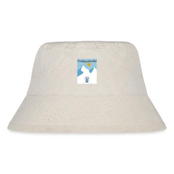 Pisteful alpiner Ski - Stanley/Stella recycelter Bucket Hat - Naturweiß - Vorne