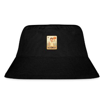 Science Hero: Cartoon Thumbs Up - Stanley/Stella recycelter Bucket Hat - Schwarz - Vorne