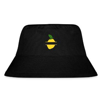 Lemon Split Frame - Stanley/Stella recycelter Bucket Hat - Schwarz - Vorne