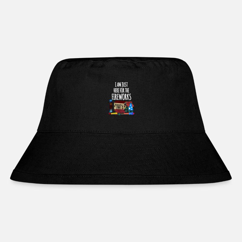 Pyro Funny Saying Fireworks New Year's Eve - Stanley/Stella Recycled Bucket Hat - black