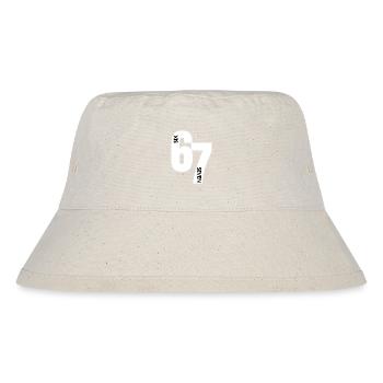 Six Seven - 6 7 - Sixty Seven - Meme - Stanley/Stella recycelter Bucket Hat - Naturweiß - Vorne