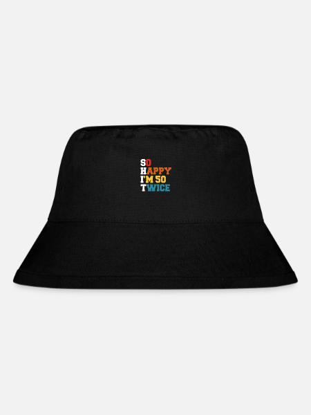 50 Jahre Funny - Humor Geburtstag 50 Jahre Geschenk - Stanley/Stella recycelter Bucket Hat - Schwarz