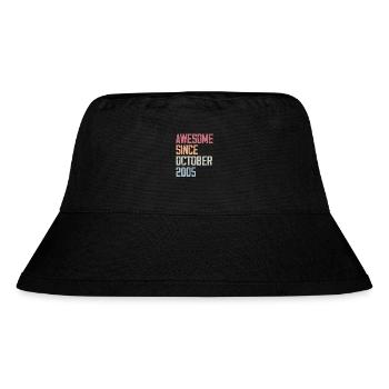 Bogosse born in October 2005 - Fête d'anniversair - Stanley/Stella Recycled Bucket Hat - black - Front